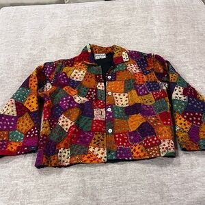 Vintage Silverstream Patchwork Colorful Jacket